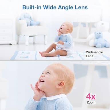 VTech Upgraded Smart WiFi Baby Monitor, 1080p FHD Camera and 5" HD IPS Display, Free App with Motion Video, Sound/Motion Detection and Notifications, Fully Remote Pan-Tilt-Zoom: VM901 - Image 11