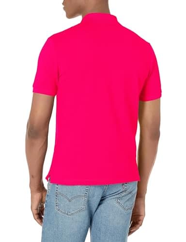 Lacoste Men's Slim Fit L.12.12 Piqué Polo Shirt, Fushia Pink, X-Large - Image 2