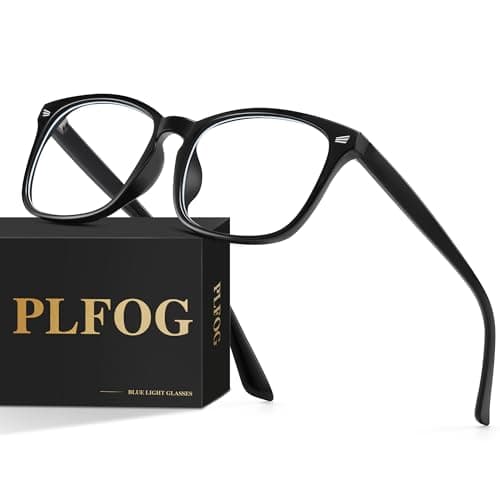 PLFOG Blue Light Glasses For Woman Men - Anti Eyestrain Computer Gaming Eyeglasses Blue Light Blocking Glasses - Image 1