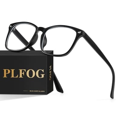 PLFOG Blue Light Glasses For Woman Men - Anti Eyestrain Computer Gaming Eyeglasses Blue Light Blocking Glasses - Image 1