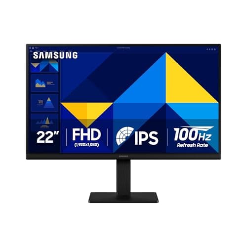SAMSUNG 22" (S30GD) Essential Monitor with IPS Panel and Tilt Only Stand, 100Hz Refresh Rate, Ergonomic Design, Advanced Eye Care, Game Mode, LS22D304GANXZA - Image 1