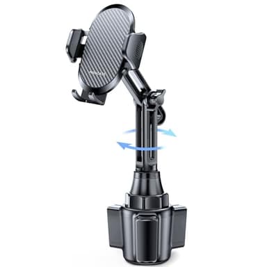 Miracase 2025 Upgraded Universal Cup Phone Holder for Car, [Rotatable & Adjustable] Long Neck Car Cup Holder Phone Mount Compatible with iPhone, Samsung, Google & More Smartphones - Image 1