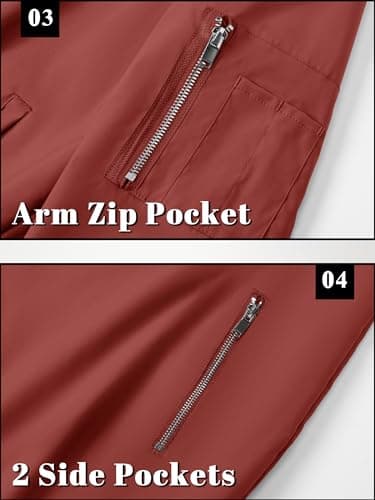 TACVASEN Jackets for Men's Casual Jackets Lightweight Jacket Men Winter Varsity Jacket Casual Coat Lightweight Coats Full Zip Coats with Pockets - Image 6