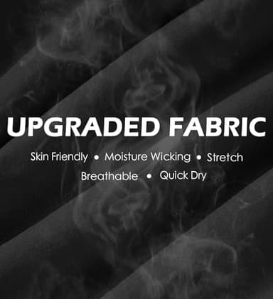 Aolesy Men's Gym Shorts 5 Inch Quick Dry Workout Running Shorts with Zipper Pockets Lightweight Sports Athletic Shorts for Men Black - Image 6