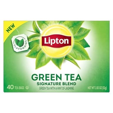 Lipton Signature Blend Green Tea Bags, Unsweetened Teabags for Hot Tea or Iced Tea with Caffeine and Flavonoids, 240 Total Tea Bags (40ct - Pack of 6) - Image 11
