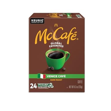 McCafe Venice Café, Single Serve Coffee Keurig K-Cup Pods, Dark Roast Coffee, 96 Count (4 Packs of 24) - Image 9