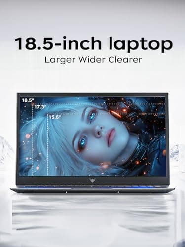 ACEMAGIC 18.5" Laptop Computer 8000 mAh Battery,N150 Quad-Core Processor UP to 3.6GHZ,16GB DDR4 RAM 512GB SSD,WiFi 5,Full HD IPS Display,2025 Laptops for Work Business Office Student - Image 2