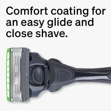 Schick Hydro Sensitive Razor Refills, 12ct | 5 Blade Razor for Men, Shaving Blades, 12 Refills - Image 2
