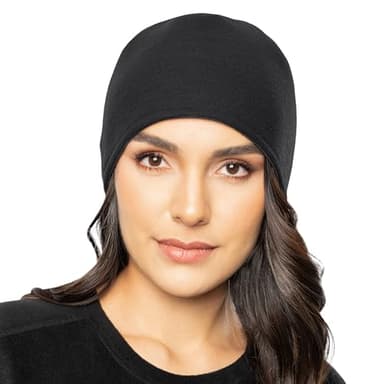 ColdPruf Reversible Beanie Multisport, Black/Black, One Size - Image 5