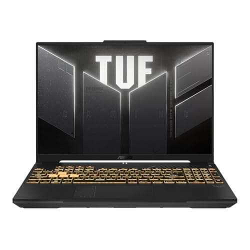 ASUS TUF Gaming F16 Gaming Laptop, 16” FHD+ 165Hz 16:10 Display, Intel® Core™ i7-13650HX, NVIDIA® GeForce RTX™ 4060, 16GB DDR5, 512GB PCIe Gen4 SSD, Wi-Fi 6, Windows 11, FX607JV-ES73, Mecha Gray - Image 1