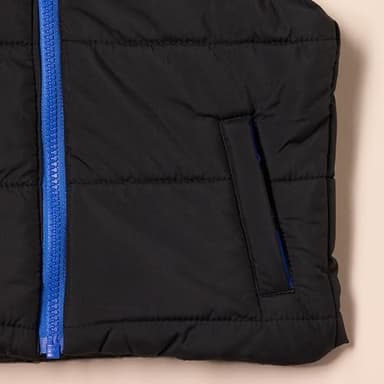 Amazon Essentials Boys' Heavyweight Outerwear Puffer Vest, Black, Large - Image 5