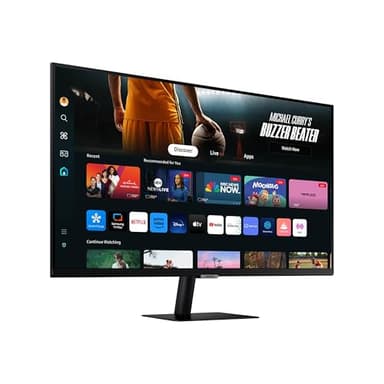 SAMSUNG 32-Inch M7 (M70D) Series 4K UHD Smart Monitor with Streaming TV, Speakers, HDR10, USB-C, Multiple Ports, Gaming Hub, SolarCell Remote, Vision Accessibility Tools, LS32DM702UNXGO, 2024, Black - Image 10