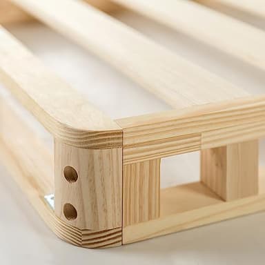 ZINUS Edgar 4 Inch Wood Box Spring, Mattress Foundation, Sturdy Wood Structure, Low Profile, Easy Assembly, King - Image 5