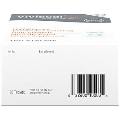 Viviscal Men's Hair Growth Supplements for Thicker Fuller Hair, Clinically Proven Collagen Complex, 180 Tablets 3 Month Supply - Image 8