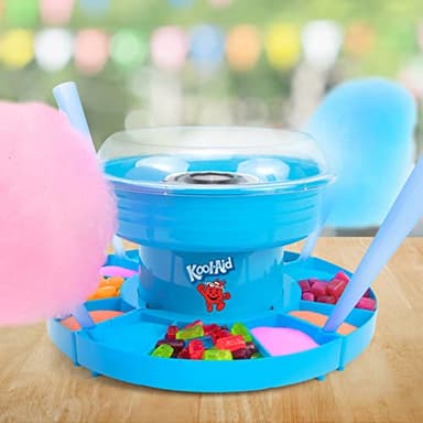 Nostalgia Kool-Aid Cotton Candy Variety Kit – 3 Flossing Sugar Flavors (Blue Raspberry, Strawberry, Tropical Punch) – 7-oz Bottles – Compatible with Cotton Candy Makers – Party Supplies - Image 4