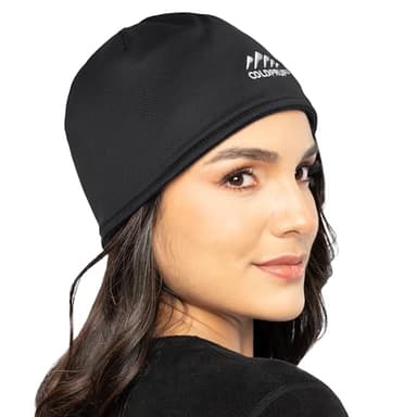 ColdPruf Reversible Beanie Multisport, Black/Black, One Size - Image 2