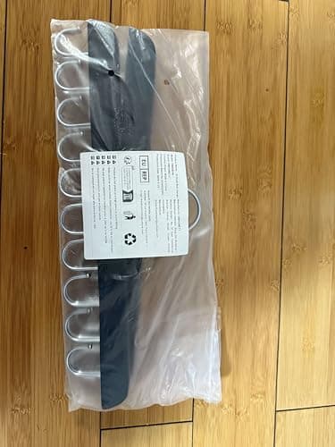 OMHOMETY 2 Pack Belt Hanger for Closet, Sturdy Wood Belt Organizer with 40 Hooks, Hanging Belt Rack Belt Storage Holder, Black - Image 7