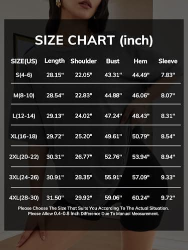 ATHMILE Womens Summer Spring Oversized T Shirts Loose Fit Crewneck Short Sleeve Tops Casual Blouse Y2K 2025 Basic Tee Beach Black - Image 6