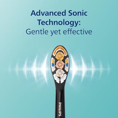 Philips Sonicare DiamondClean Smart 9750 Electric Toothbrush, Sonic Toothbrush with App, Pressure Sensor, Brush Head Detection, 5 Brushing Modes and 3 Intensity Levels, Lunar Blue, Model HX9954/74 - Image 7