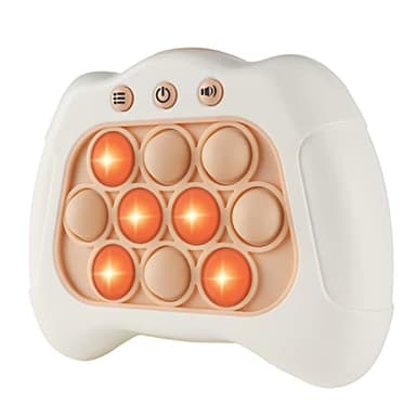 Intoypad Pop The Target! Handheld Speed Push Game Machine: A Fun Multiplayer Game for Family. Sensory Fidget Toy Christmas Toys Gifts for 6 7 8 9 10 11 12 Years Old Kids Road Trip Car Games Kids White - Image 1