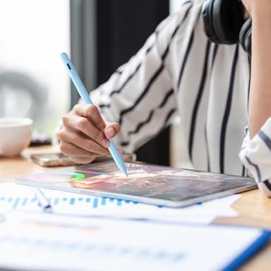 Stylus Pen for iPad A16 11th 10th 9th 8th 7th 6th Generation, iPad Pro 12.9 11 13 inch M4, iPad Air M3 M2 5th 4th 3rd Gen, iPad mini A17 Pro 7 6 5, for Apple Pencil Pro 1st 2nd Gen Alternative (Blue) - Image 6