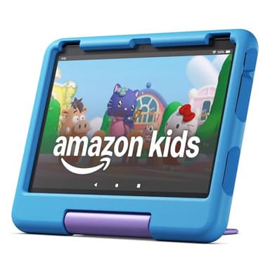 Amazon Fire HD 10 Kids tablet (newest model) ages 3-7 | Bright 10.1" HD screen with included ad-free and exclusive content, robust parental controls, 13-hr battery, 32 GB, Blue - Image 1