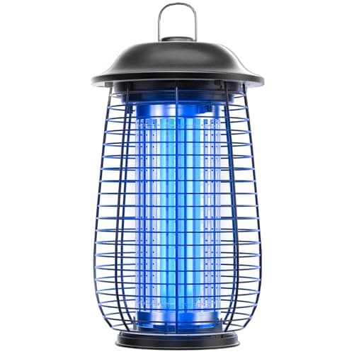 Bug Zapper Indoor & Outdoor, 4200V Electric Mosquito Zapper, 10 Years Lifespan, 6.5ft Power Cord, Waterproof, Fly Trap Mosquito Trap, Fly Killer Fly Zapper for Home, Patio, Kitchen, Backyard, Camping - Image 1