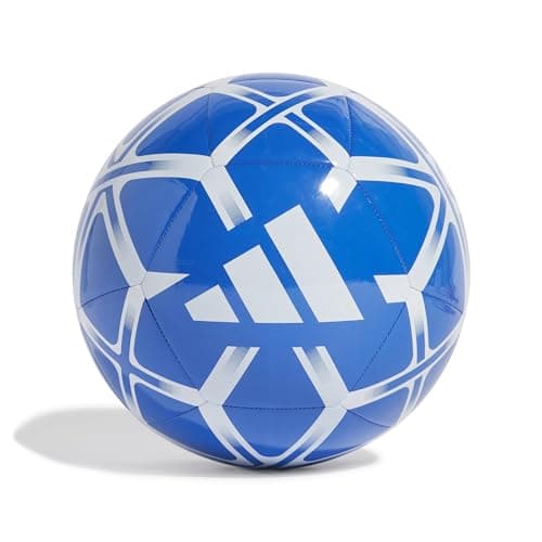 adidas Unisex Starlancer Club Soocer Ball, Blue/White, 4 - Image 1
