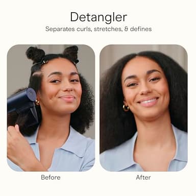 Infiniti PRO by CONAIR DigitalAIRE Hair Dryer Drying Wand, Straightener and Styler, Ionic All-in-One Digital Motor Blow Dryer, Includes 4 High-Performance Attachments, Dark Blue - Image 9