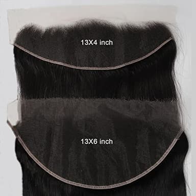 BEEOS 13x6 HD Lace Frontal Only, 0.10mm Ultra-thin Invisible Film Lace Straight Virgin Human Hair Frontal Pre Plucked Natural Hairline 20 Inch - Image 7