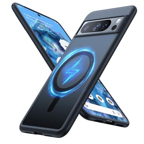 TORRAS Magnetic Guardian for Google Pixel 8 Pro Case with Magsafe [Military Grade Drop Tested] Protective Translucent Case for Pixel 8 Pro Phone Case Slim, Black - Image 1