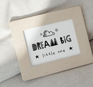 UNFRAMED Dream Big Little One Boy Nursery Quote Art Print, Dream Big Nursery, Adventure Little Boys Room Decor, Kids Room Decor, 8X10 INCH - Image 2