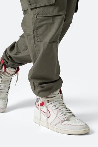 mnml Men's Vintage Cargo Pants - Olive, 36 - Image 5