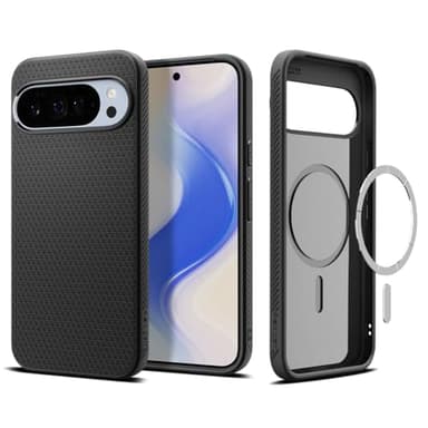 Spigen for Pixel 10/10 Pro Case, Liquid Air MagFit (2025) [Designed for Pixelsnap, Compatible with MagSafe Accessories] - Matte Black - Image 1