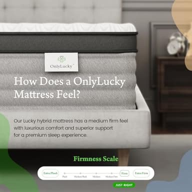 Onlylucky California King Mattress - 12 Inch Gel Memory Foam Mattress with Individual Pocket Spring for Pressure Relief & Motion Isolation, Premier Comfort Night Sleep, Enhance Support Hybrid Bed - Image 2