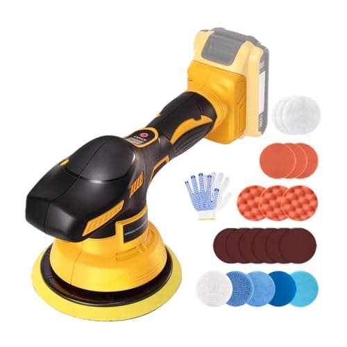 YEARTOP Cordless Car Buffer Polisher with 8 Variable Speed, Car Polisher for Detailing/Polishing/Waxing (Tools Only) - Image 1