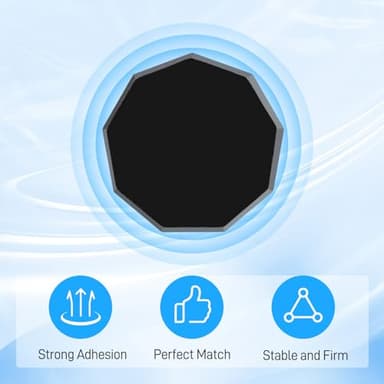 CERCGVEL 4Pcs/6Pcs Adhesive Metal Piece Compatible with Garmin Low-Profile Magnetic Mount, Compatible with Dash Cam Mount 45/46/47/55/56/57/65W/66W/67W/Tandem/Speak Plus (Not Include Support) (4 Pcs) - Image 6