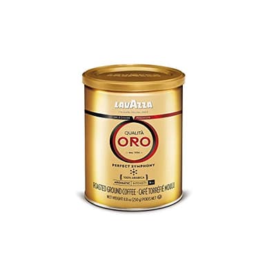 Lavazza Qualità Oro Ground Coffee, Medium Roast, 100% Arabica, 8.8 oz Tin (Pack of 6) - Image 1