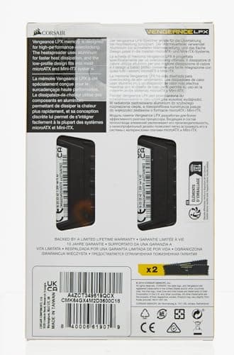 CORSAIR VENGEANCE LPX DDR4 RAM 64GB (2x32GB) 3600MHz CL18-22-22-42 1.35V Intel AMD Desktop Computer Memory - Black (CMK64GX4M2D3600C18) - Image 7