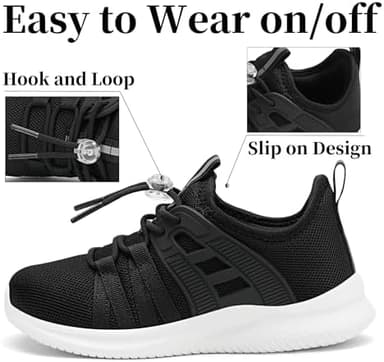 Boys Girls Sneakers Lightweight Kids Tennis Shoes Breathable Running Shoes Comfortable Toddler/Little Kid/Big Kid - Image 4