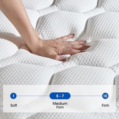 KauRelax King Size Mattress,12 Inch Gel Memory Foam Hybrid Mattress in a Box,with Provide Support and Improve Sleep,Pressure Relief,Bed in Box,Medium Firm,CertiPUR-US Certified - Image 2