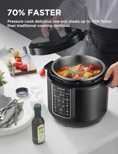 Midea 12-in-1 Electric Pressure Cooker, 8 Quarts, 12 Presets, Multi-Functional Programmable Slow Cooker, Rice Cooker, Steamer, Sauté Pan, Yogurt Maker, and More, Stainless Steel - Image 2