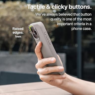TineeOwl for iPhone 16 Pro Max Magnetic Case, [Covered Camera Control Button], Compatible with MagSafe, TPU, Minimalist, Slim/Thin, Grippy - Dune Series (Stone, iPhone 16 Pro Max) - Image 4