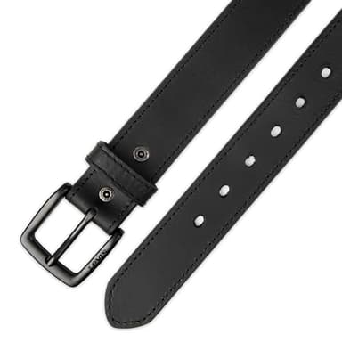 Levi's Men's Casual Leather Belt, Matte Black, Medium (34-36) - Image 5