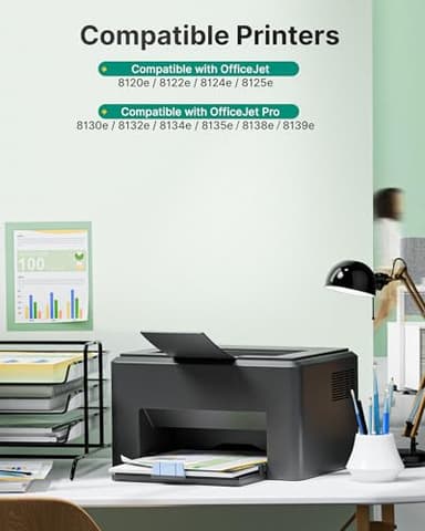 923 Ink Cartridges for HP Printers Replacement for HP Ink 923 923XL 923e Use with OfficeJet Pro 8135e 8130e 8139e 8138e 8122e 8120 8124e 8125e 8130 8132e 8134e Printer (Black Cyan Magenta Yellow) - Image 3