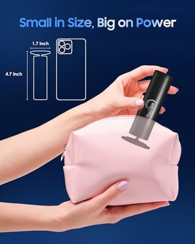 HayZBao Electric Foot File - Electric Callus Remover for Feet,Adjustable Speed Foot Scrubber with 60 Pcs Sandpaper Discs,Professional Pedicure Tool for Dead Skin and Calluses - Black - Image 8