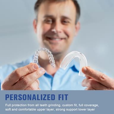 NOIKO Mouth Guard for Grinding Teeth at Night, Mouth Guard for Clenching Teeth at Night Upgraded Material, Night Guards for Teeth Grinding, Anti Grinding Guard for Adult with 6 Cleaning Tablets - Image 7