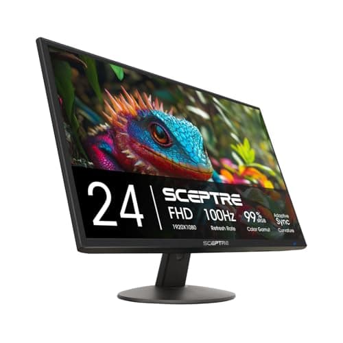 Sceptre New 24-inch Gaming Monitor 100Hz HDMI x2 Build-in Speakers 2025 - Image 1