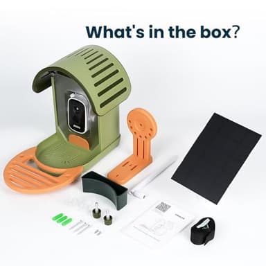 VINGUYS® Bird Feeder with Camera, 2.5K UHD Smart Bird Feeder Camera AI Identifies 11,000+ Bird's Species, Auto-Capture Bird's Video, IP66 Waterproof Outdoor Solar Powered, Ideal Gift for Mom - Image 9