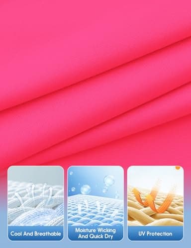 Opna Youth Boys Dri Fit Athletic T Shirts for Boys & Girls Sports Undershirt – Youth & Teen Sizes NEONPNK-5T Bright Pink - Image 4